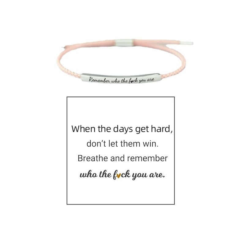 Braided Adjustable Inspire Bracelet