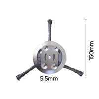 6 inch Steel Wire Brush Cutter Trimmer Head