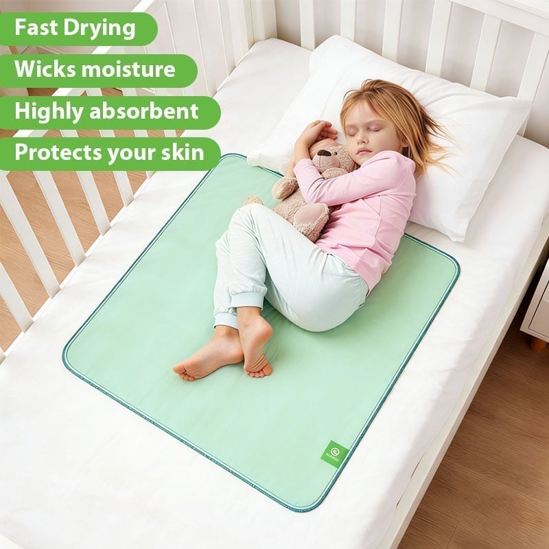 Ultra-Absorbent Protective Bed Mat for Adults, Kids & Pets
