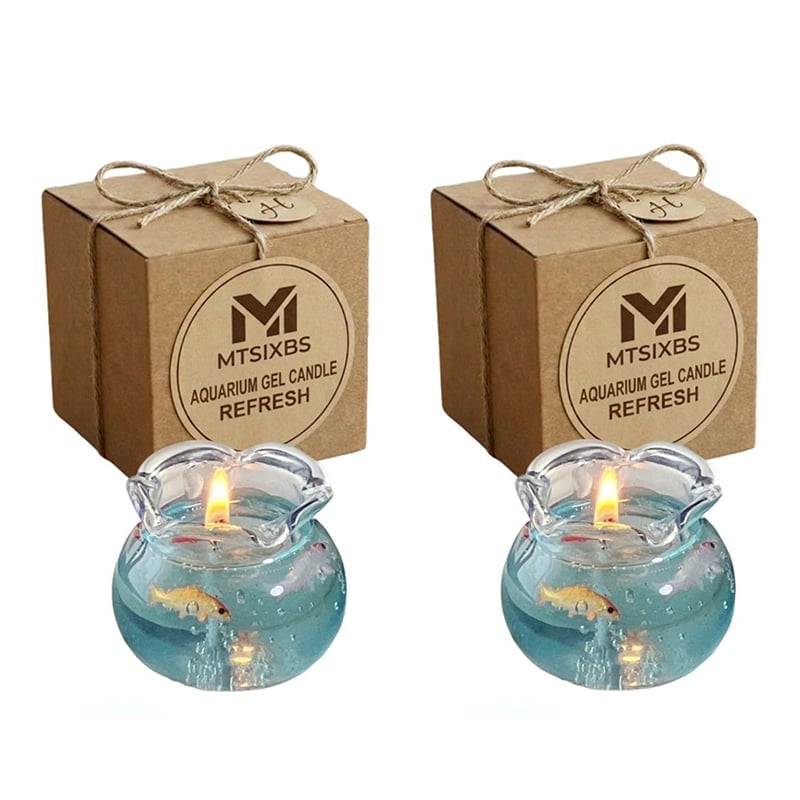 Mini Bubble Fish Tank Scented Candle