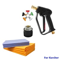 High-Pressure Water Gun with Nozzles for Car Wash
