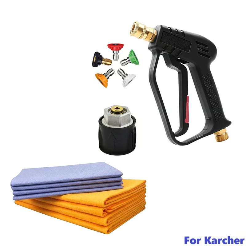 High-Pressure Water Gun with Nozzles for Car Wash