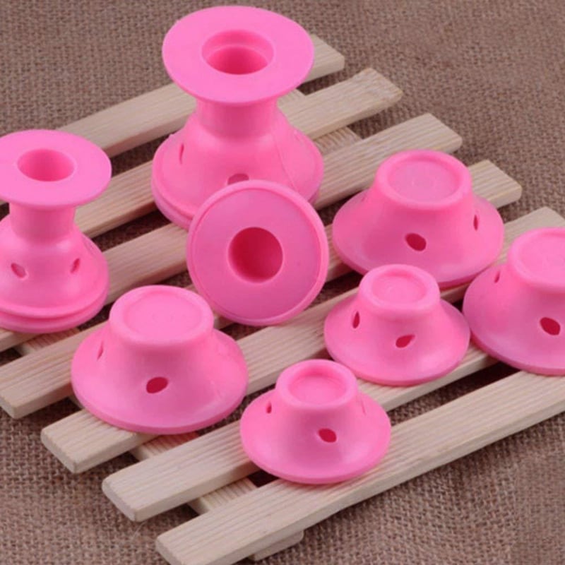 Bigodini in silicone senza calore