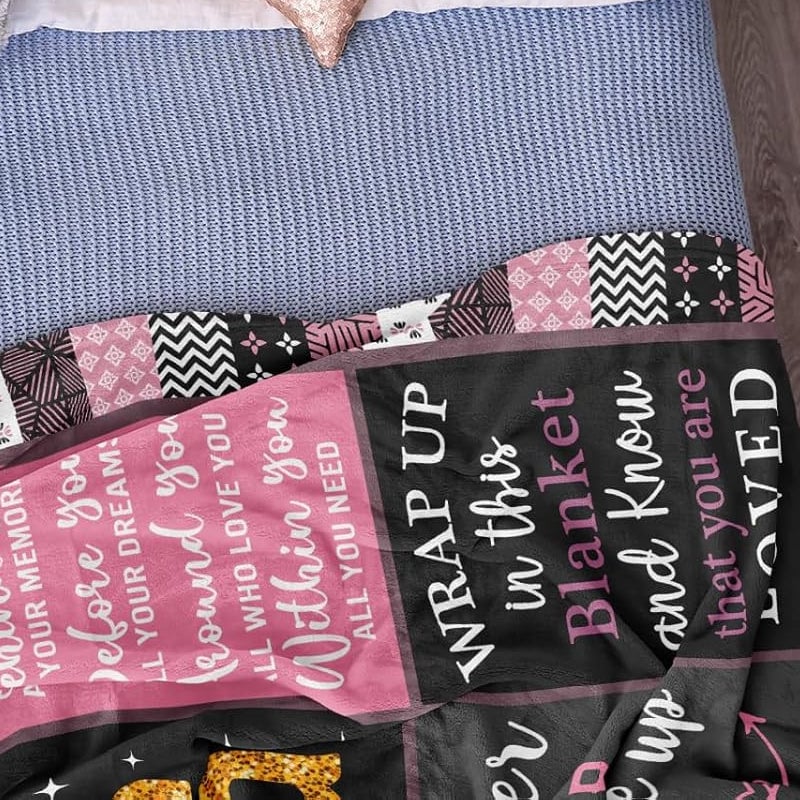 Flannel Printed Throw Blanket