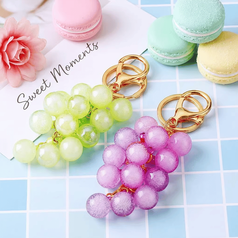 Grape Keychain Pendant