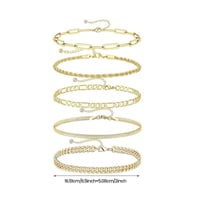 5pcs Personalized Bracelet Set