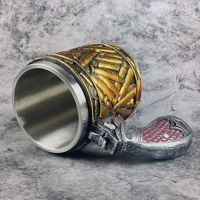 Tasse à bière créative en acier inoxydable