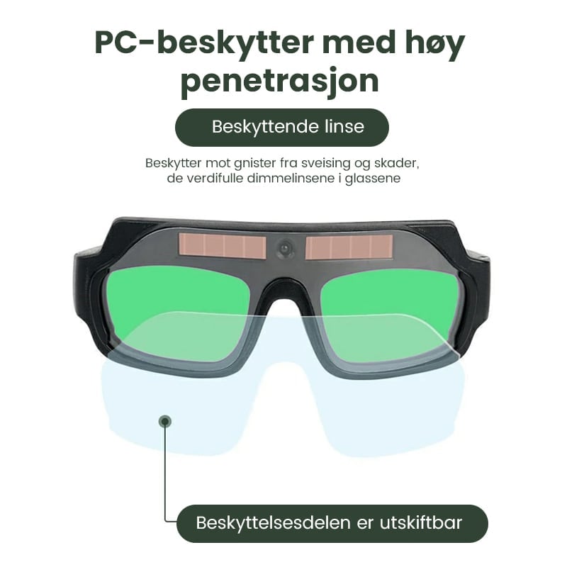 Sveisebriller med Automatisk Mørkering