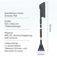 Sakerplus® Ausziehbarer Auto-Schnee- und Eiskratzer