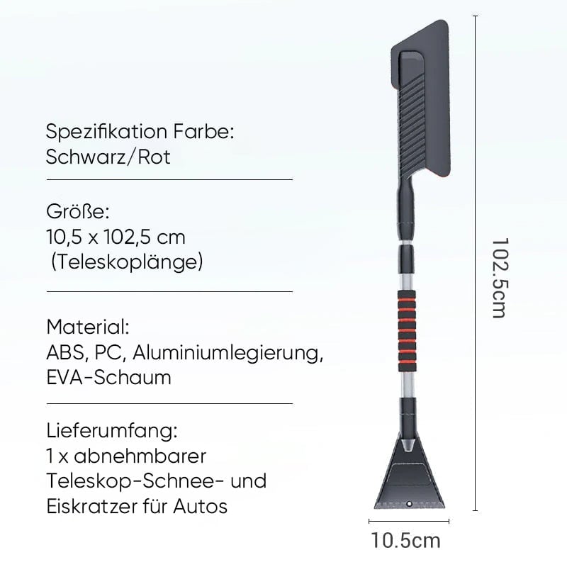 Sakerplus® Ausziehbarer Auto-Schnee- und Eiskratzer
