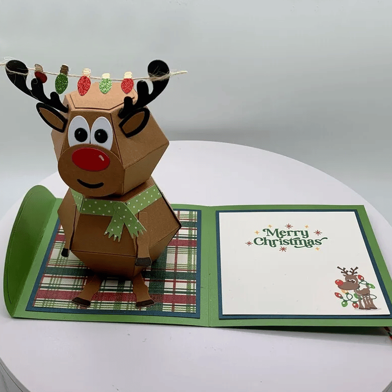3D-Pop-Up-Weihnachtskarte