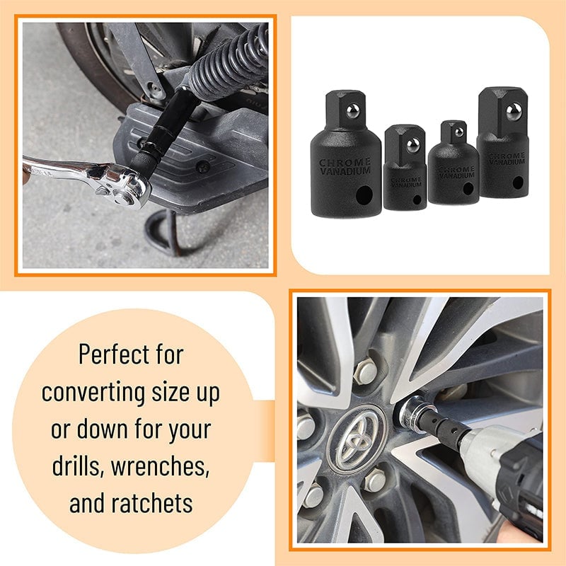 Sakerplus® Impact Socket Adapter And Reducer Set