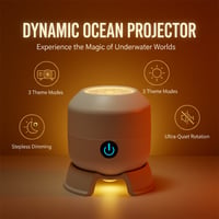 Dynamic Rotating LED Projector Light