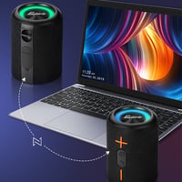 Split Bluetooth-luidspreker – oogverblindende kleurrijke subwoofer