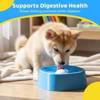 Slow-Feed Liquid Dog Bowls