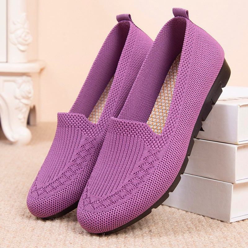 Women’s Mesh Breathable Slip on Flat Shoes