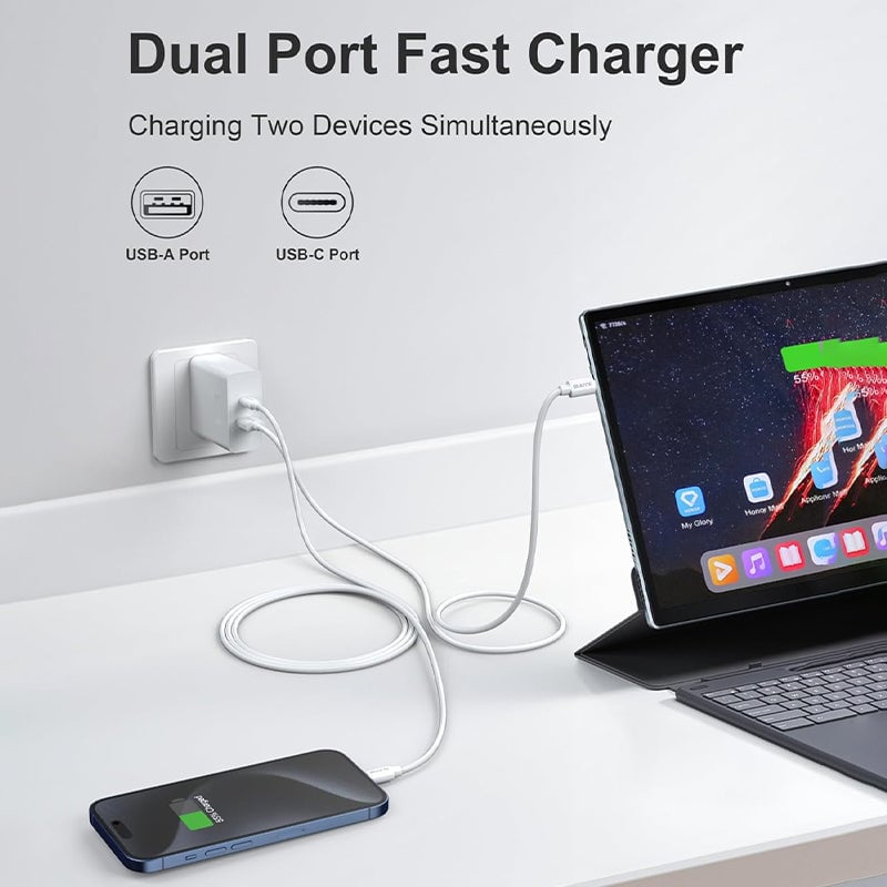 Sakerplus 10W Fast Charging Portable Solar Charger