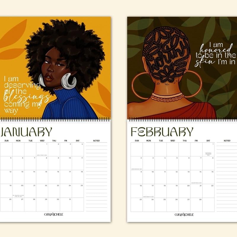 2025 Affirmation Wall Calendar