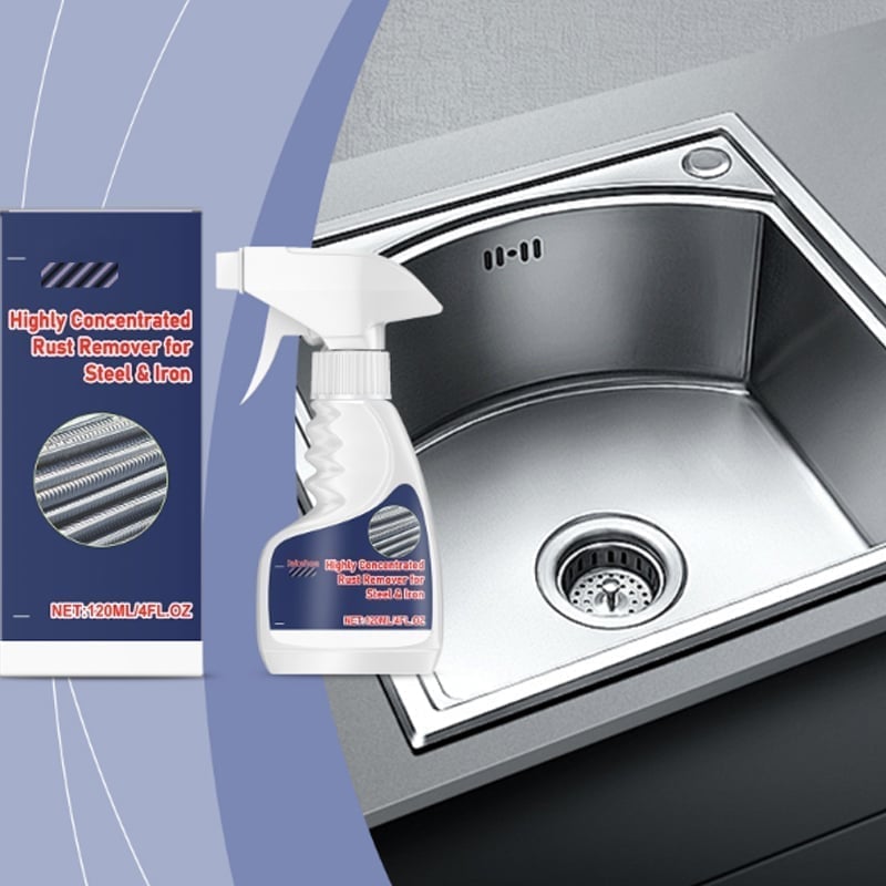 Powerful Rust Remover for Metal and Stainless Steel