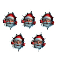 Creative Santa Claus Wall Sticker for Christmas Decorations