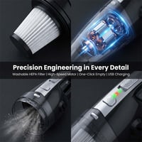 Kexon™  Cordless Handheld Wet and Dry Vacuum Cleaner