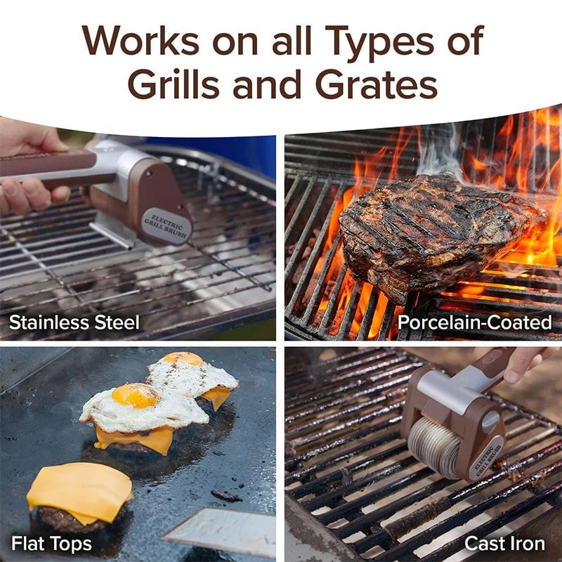 Electric Bristle Free Grill Cleaner 