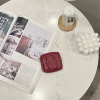 Ensfarget mini-myntveske