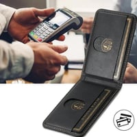 Leren kaarthouder telefoonhoesje