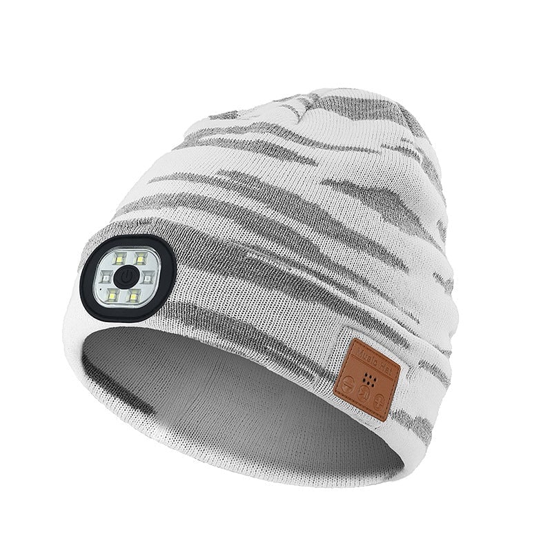 LED Light Bluetooth Warm Hat