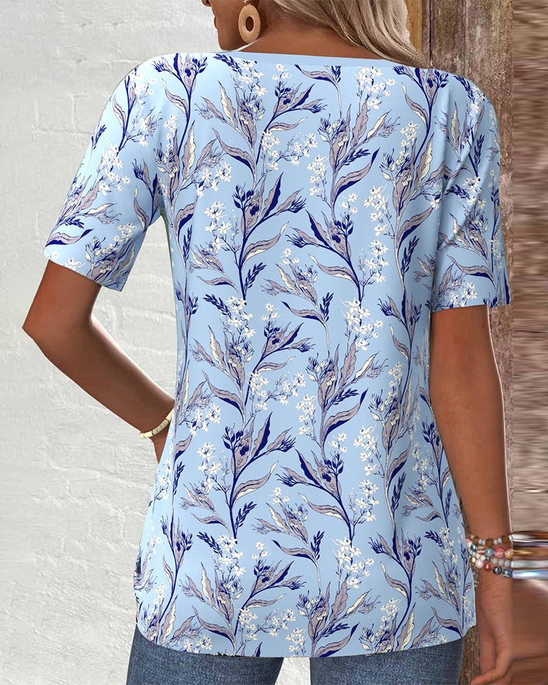 Bluse Fresh V-Ausschnitt