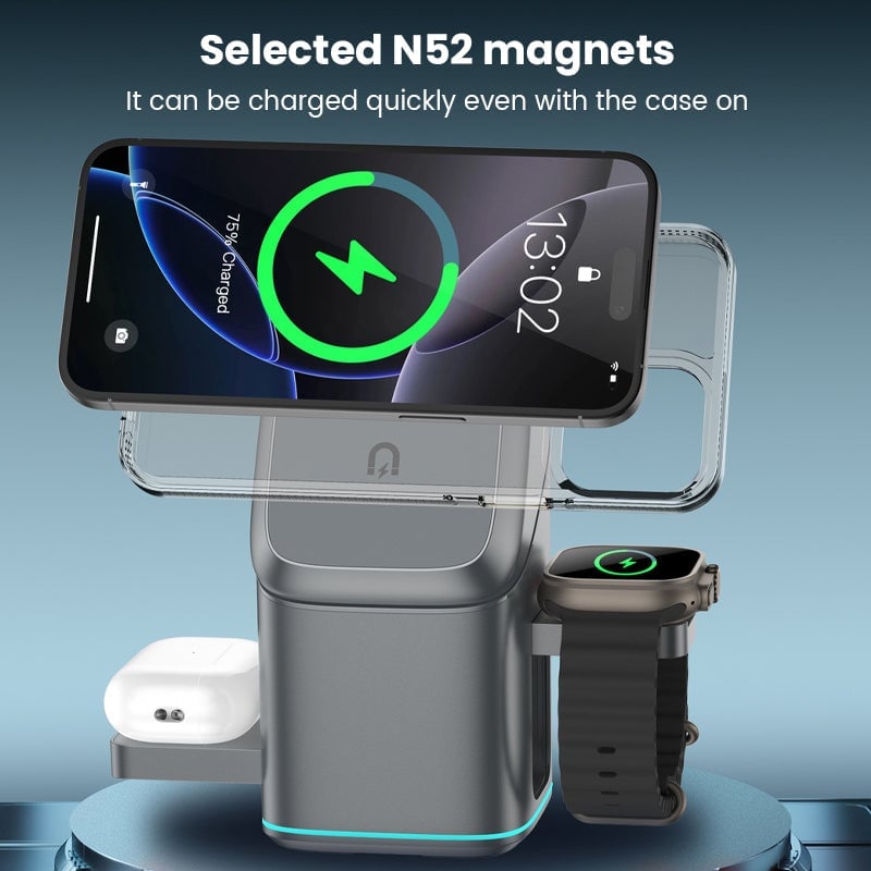 3-in-1 Wireless Fast Charging Charger