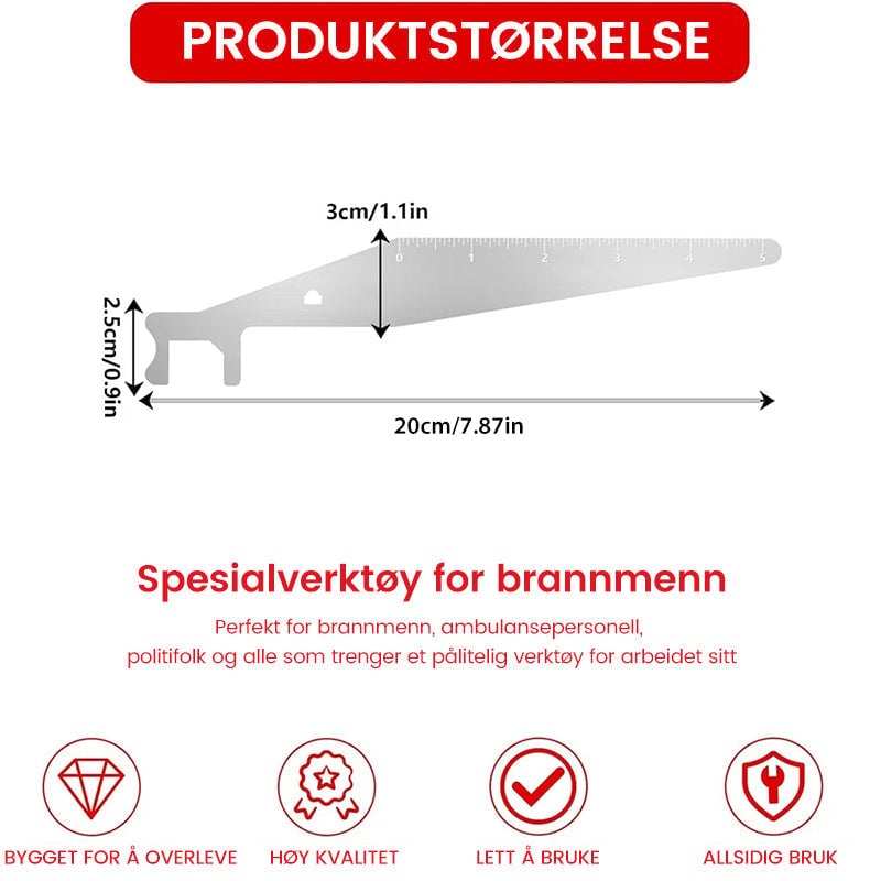 Låsplukking brannverktøy