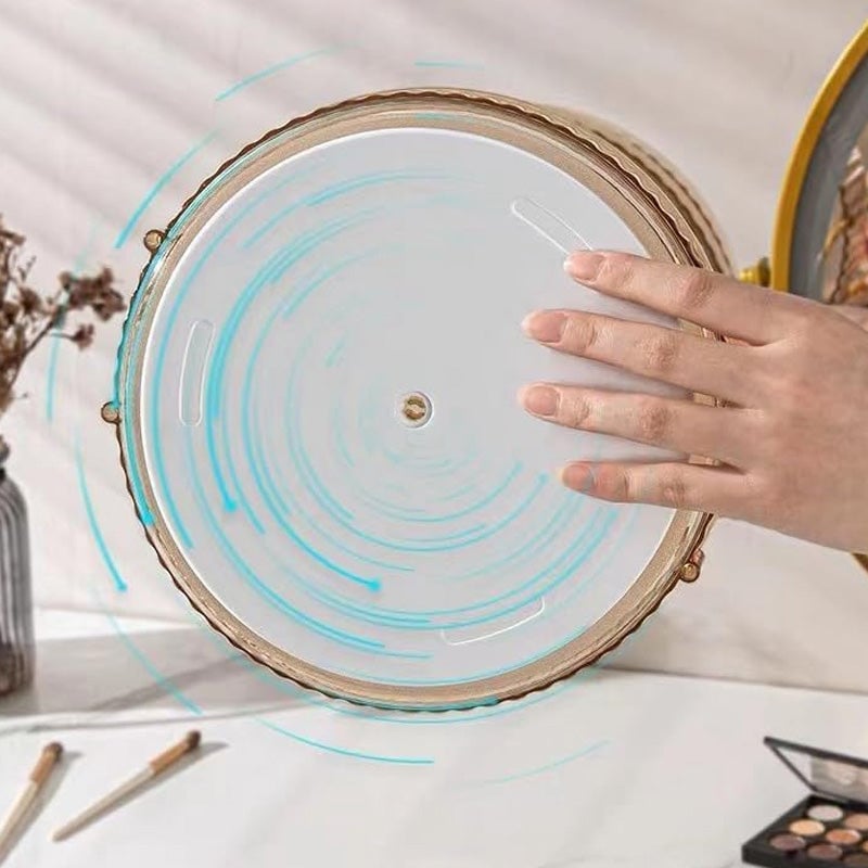 360° Rotating Makeup Organizer