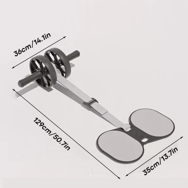 Sakerplus Resistance Band Ab Wheel
