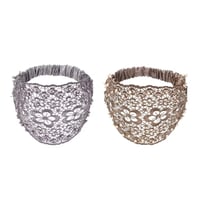 Plum Blossom Beaded Wide Headband