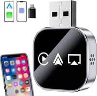 Sakerplus Wireless CarPlay Android Auto Adapter