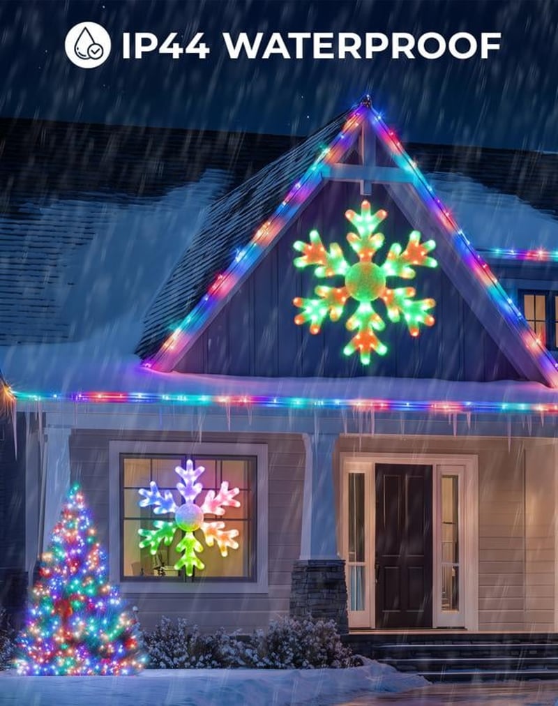 Smart Led Snowflake Christmas Lights