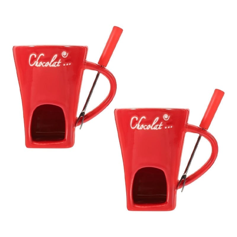 Updated Multi-Functional Ceramic Fondue Mug