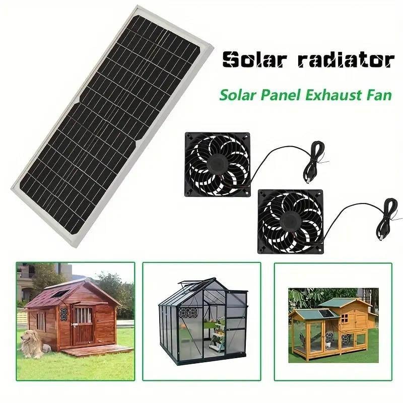 Saker Solar Powered Fan for Chicken Coop
