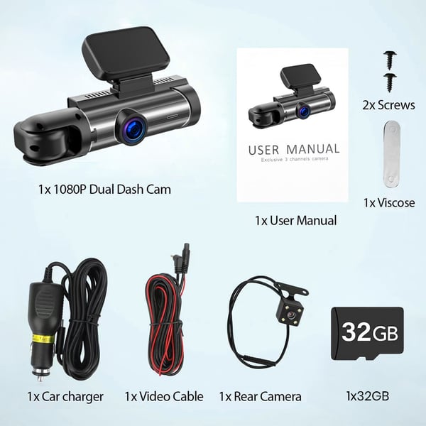 Front & Rear Dashcam