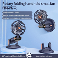 Portable Handheld Rechargeable Fan with Base