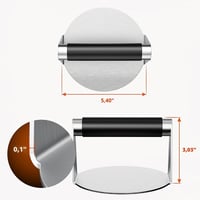 Stainless Steel Burger Patty Press