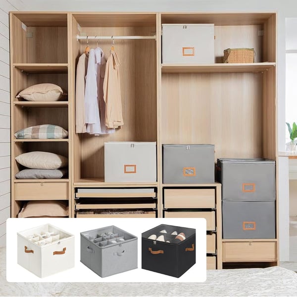 16-Grid Foldable Cloth Shoe Box