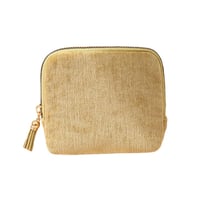 Mini Schmucktasche mit Quasten-Reißverschluss
