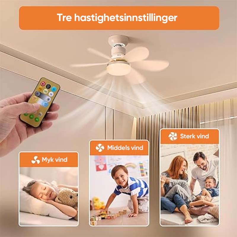 Takvifte med LED lys