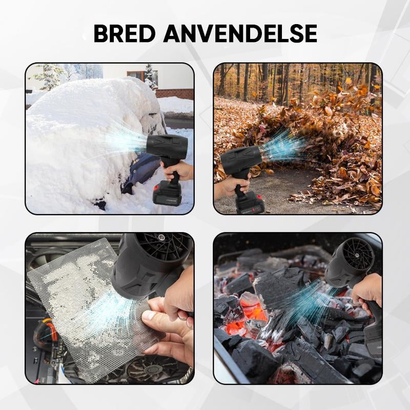 Trådløs turbinblåser