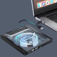 7-in-1 Externes USB-DVD-Laufwerk & Blu-ray-Player