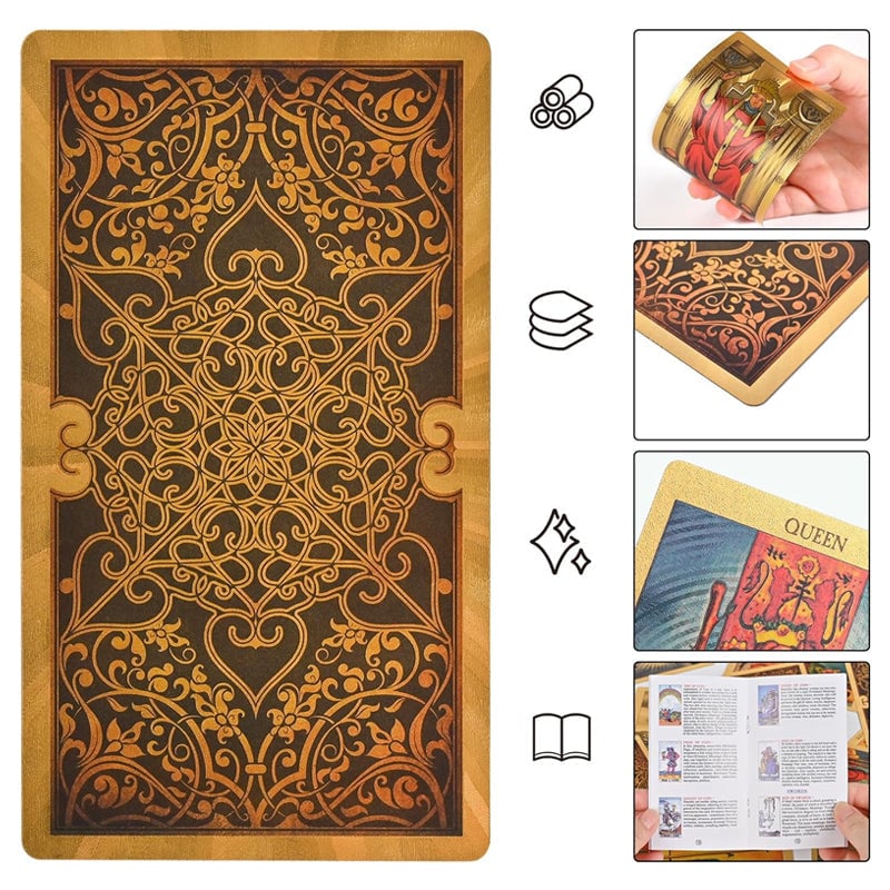 Ontdek de mystieke wereld van Tarot Gold Foil Tarot