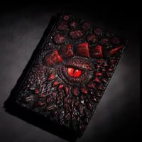🐉Dragon Eye 3D Embossed Journal - Handmade Resin Engraved Notebook🐉