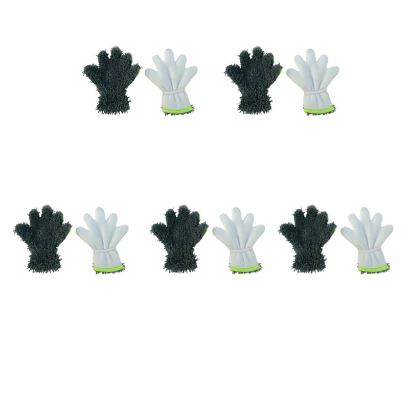 Double-sided five-finger car wash gloves